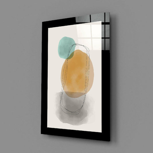Abstract Art Glass Wall Art