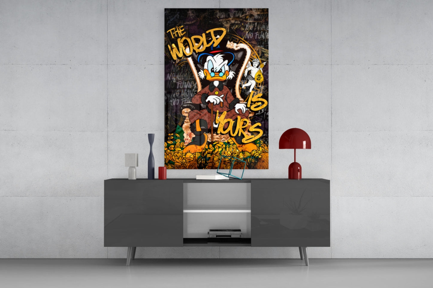 Owner of the World (Glass Wall Art)