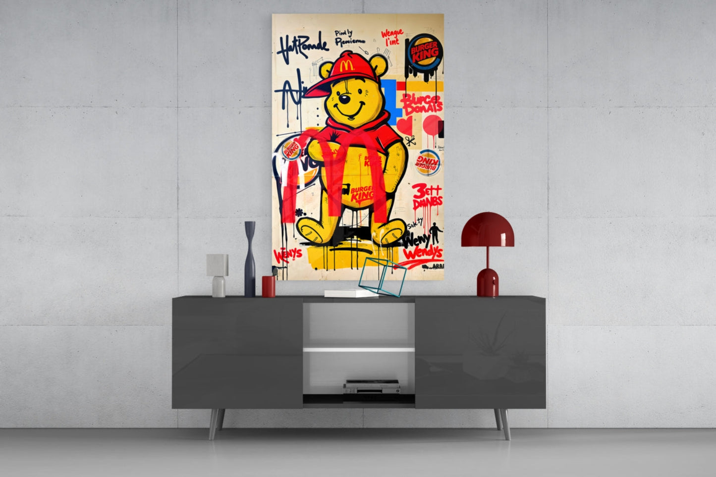 Honey of Brands (Glass Wall Art)
