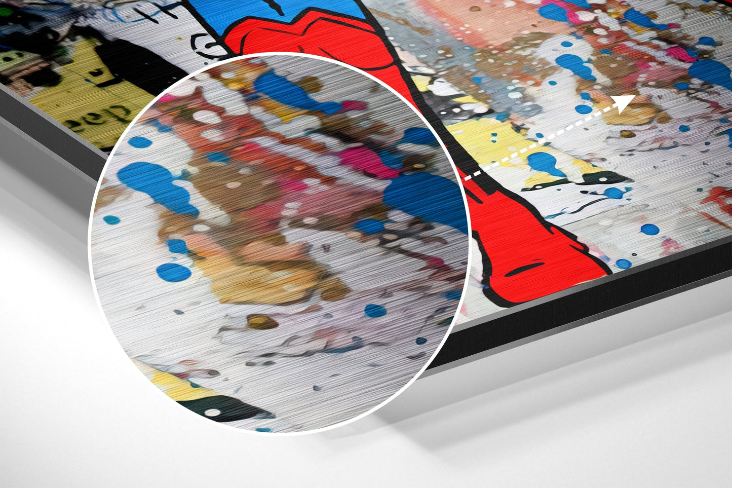 Superman Brushed Aluminium Dibond Wall Art