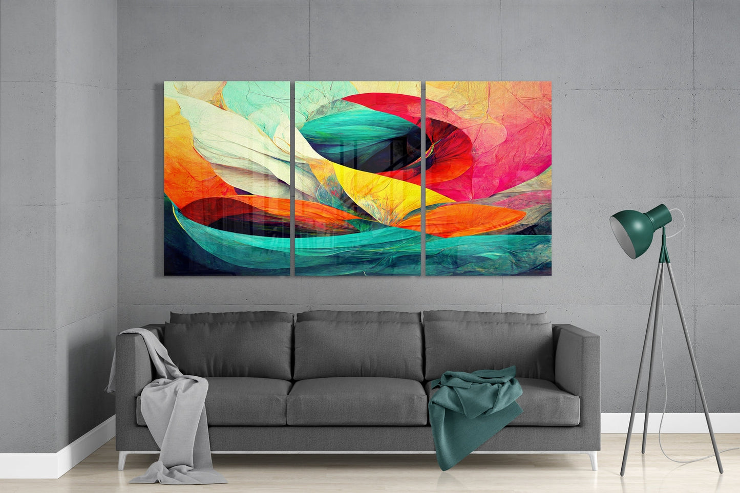 Waves (Glass Wall Art)