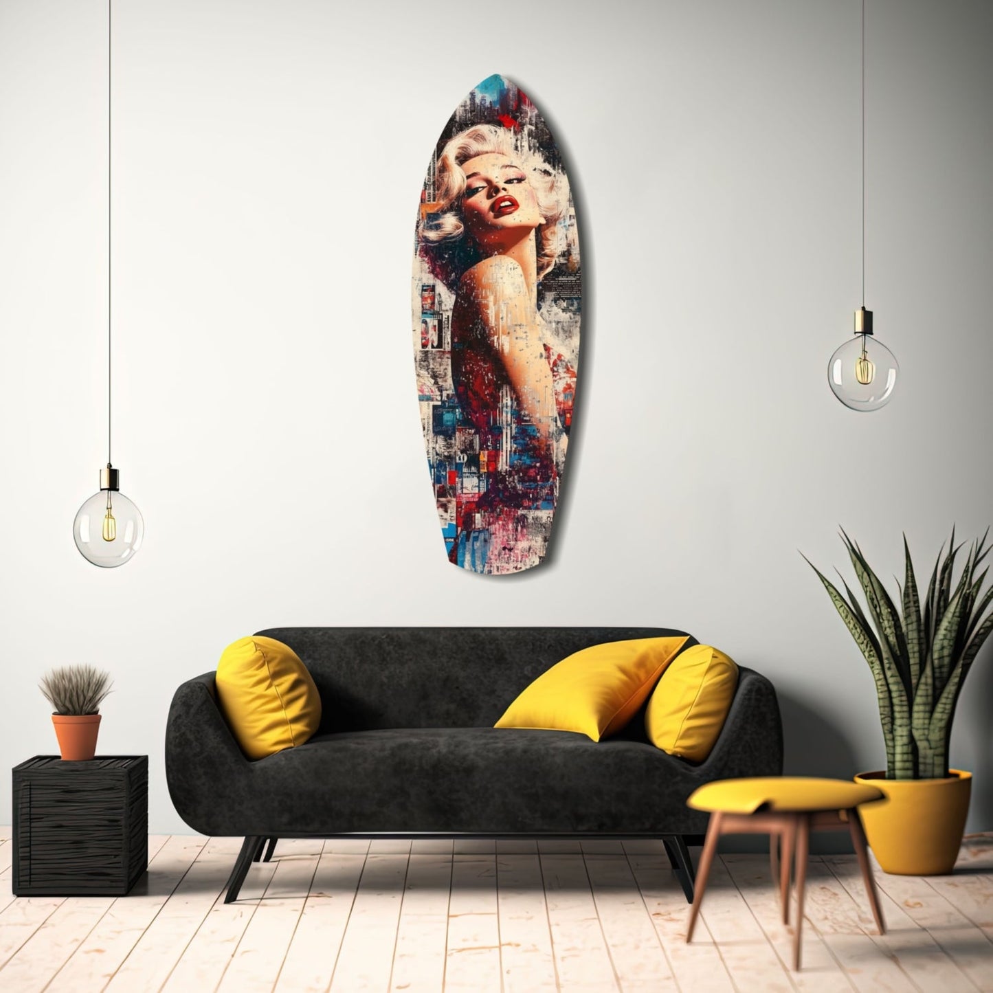 Marilyn Monroe Vintage Dreams Glass Wall Art