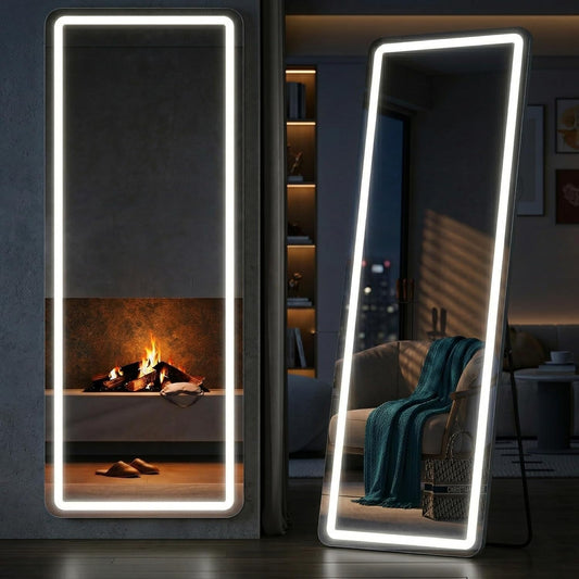 Statement LED Dimmable Full Length Mirror 71x26 Inches
