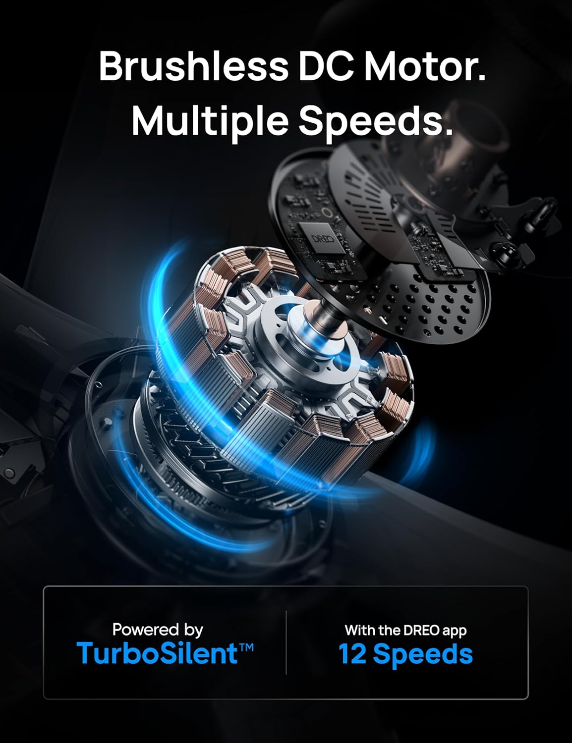 Transform Your Space with the Smart 52'' Low Profile Ceiling Fan - Alexa/App Controlled, Dimmable RGB Lighting for Ultimate Comfort and Style