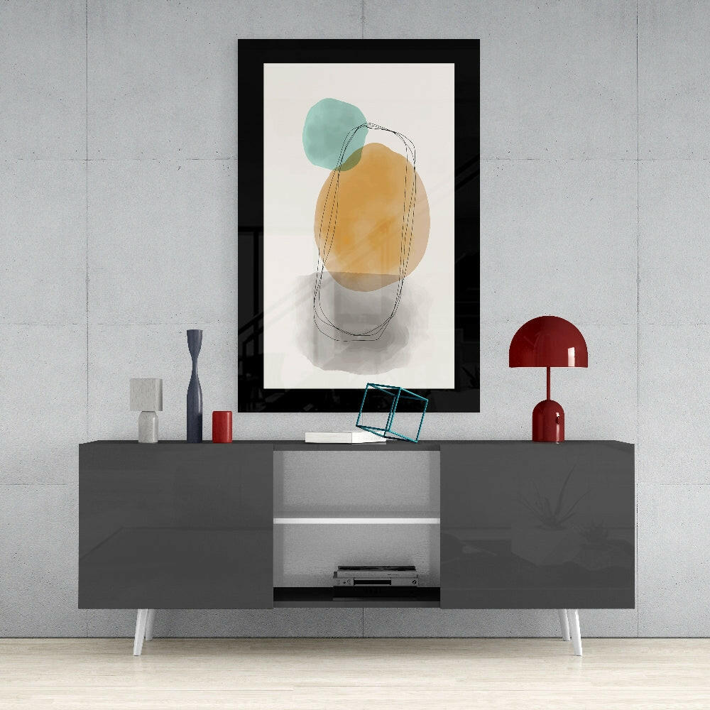 Abstract Art Glass Wall Art