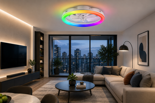 RGB Flush Mounted Ceiling Fan Illumination LED (20")
