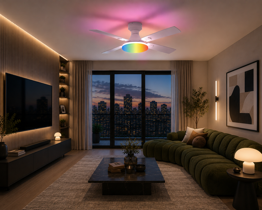 RGB Ceiling Fan 52"
