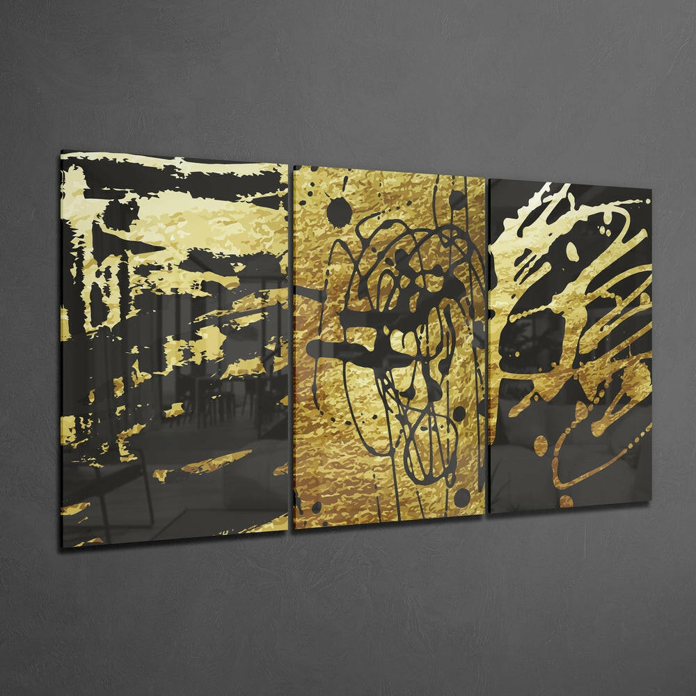 Abstract Doodles Mega Glass Wall Art