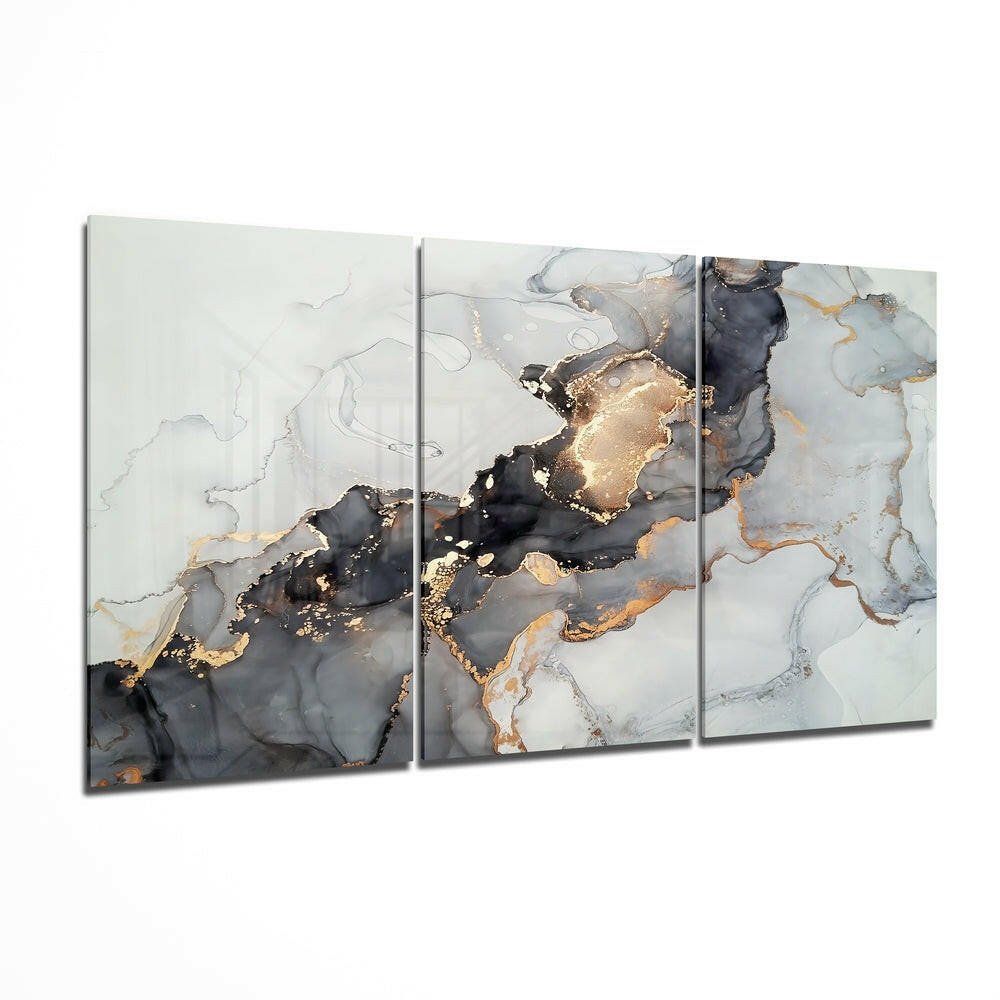 Abstract Glass Wall Art