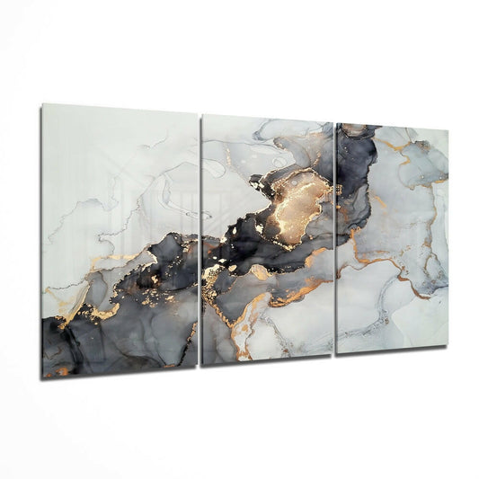 Abstract Glass Wall Art