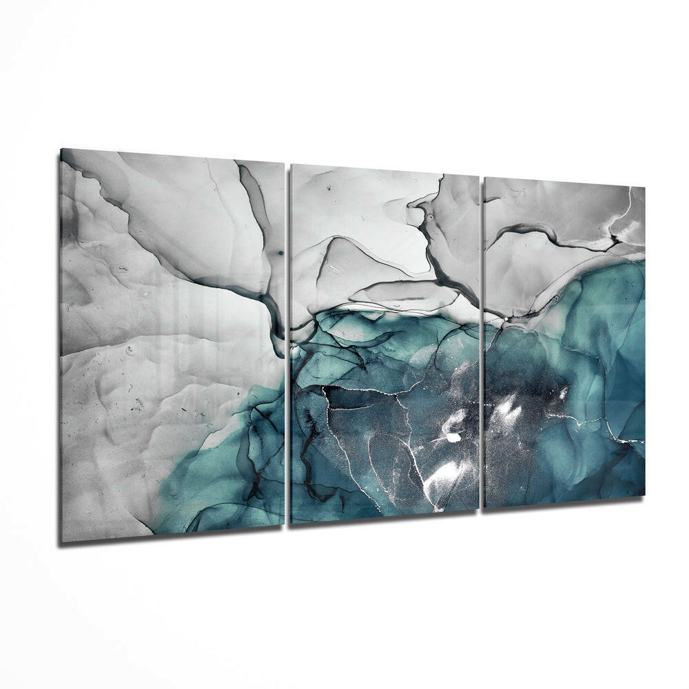 Abstract Glass Wall Art