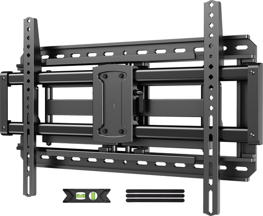 Full Motion TV Wall Mount for 37-95" Screens, Pre-Assembled with Swivel & Tilt, Max VESA 600X400Mm, 150 Lbs Capacity, Fits 24" Wood Studs