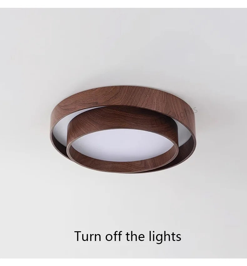 Menvix Nordic Walnut Wood LED