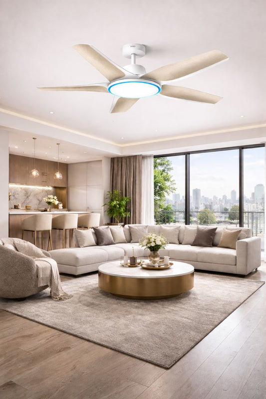 Smart Ceiling Fan: Alexa + RGB Smart (52")