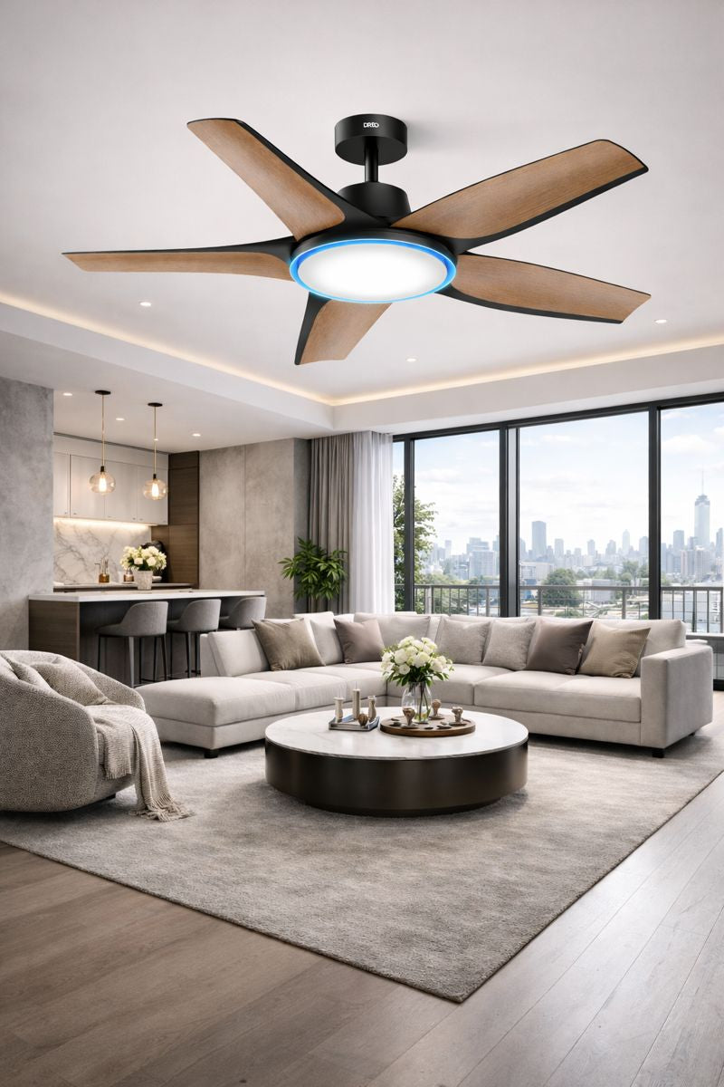 Smart Ceiling Fan: Alexa + RGB Smart (52")