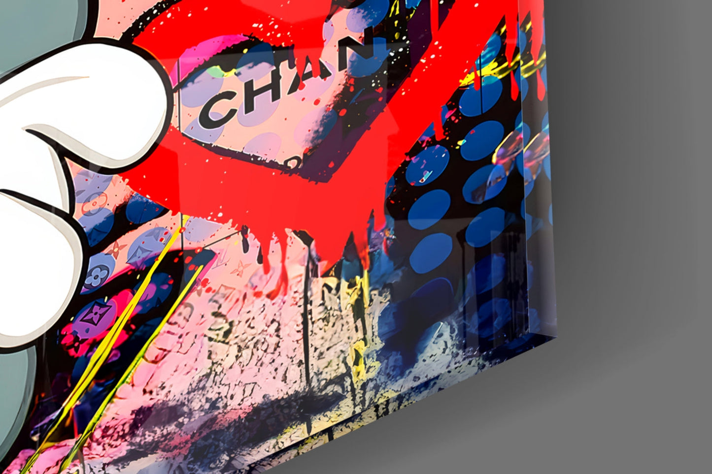 Tom and Jerry: Street Art Glass Wall Art || Designer Collection