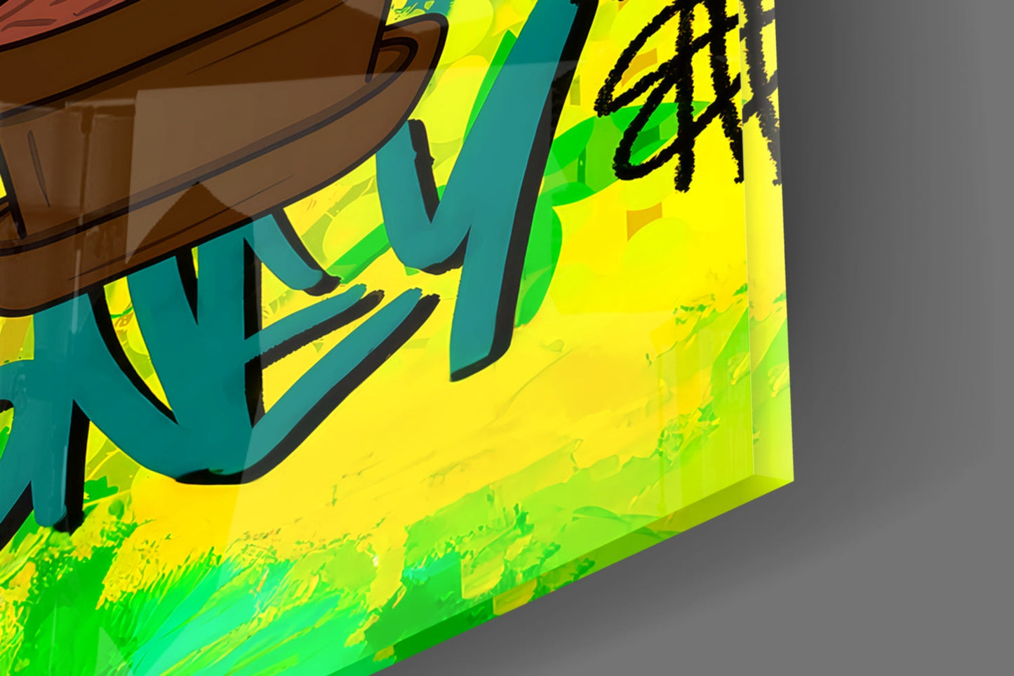 Scrooge McDuck: The Golden Throne Glass Wall Art || Designer Collection