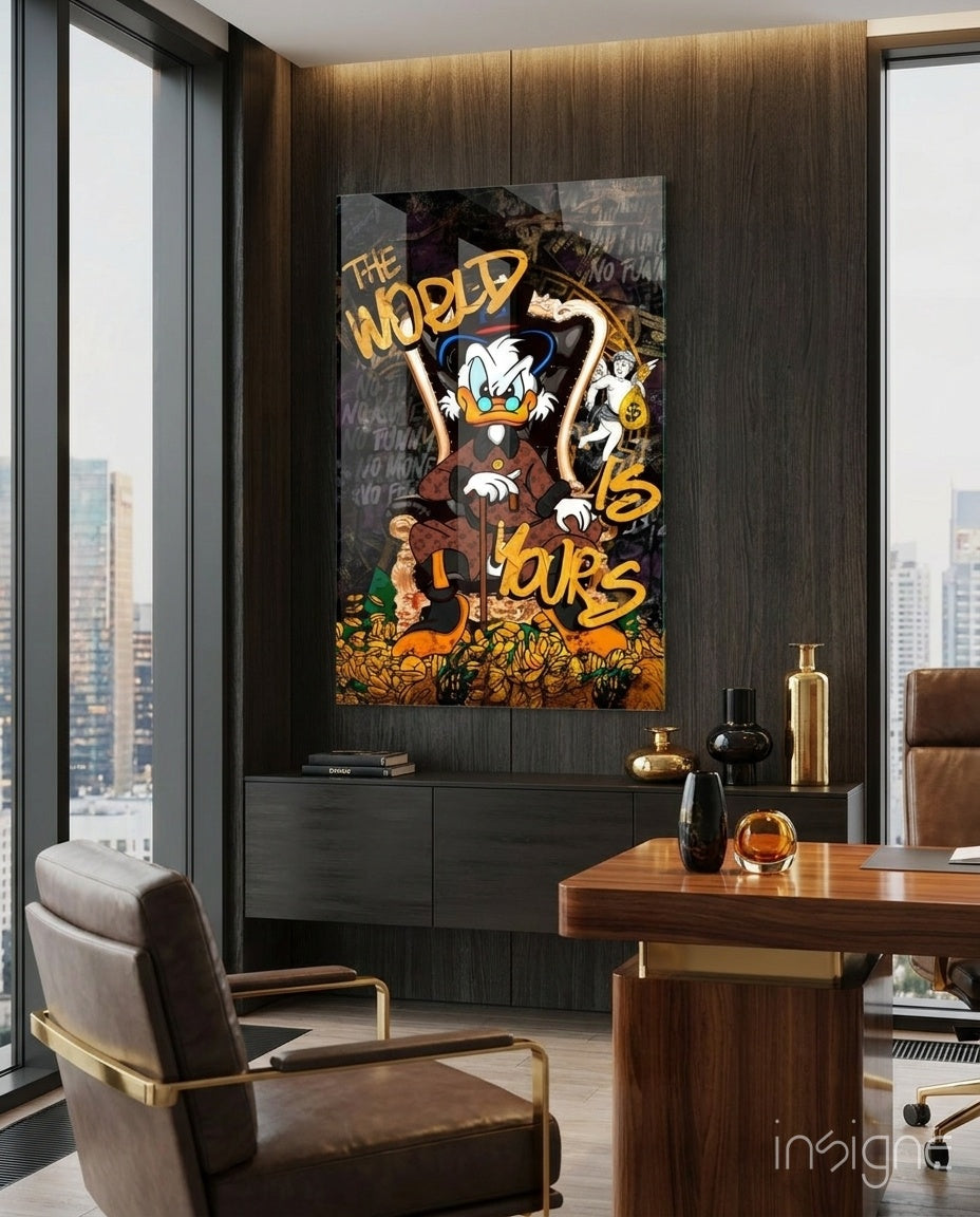 Owner of the World (Glass Wall Art)