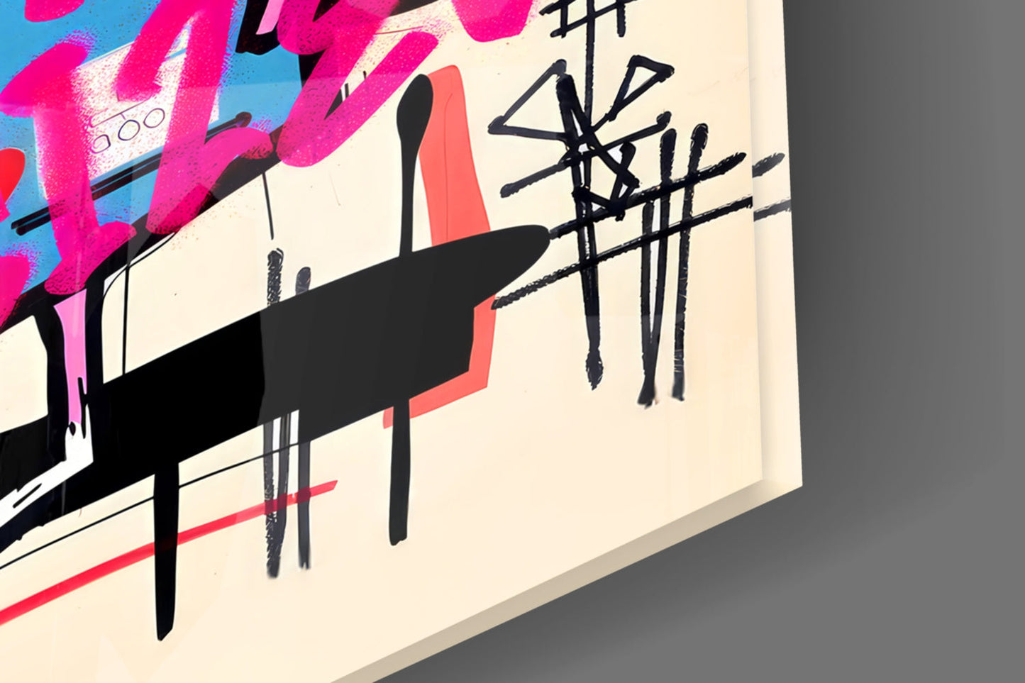 Urban Peppa Glass Wall Art || Designer Collection