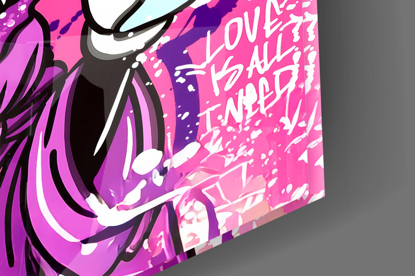 Minnie and Champagne Glass Wall Art || Designer Collection