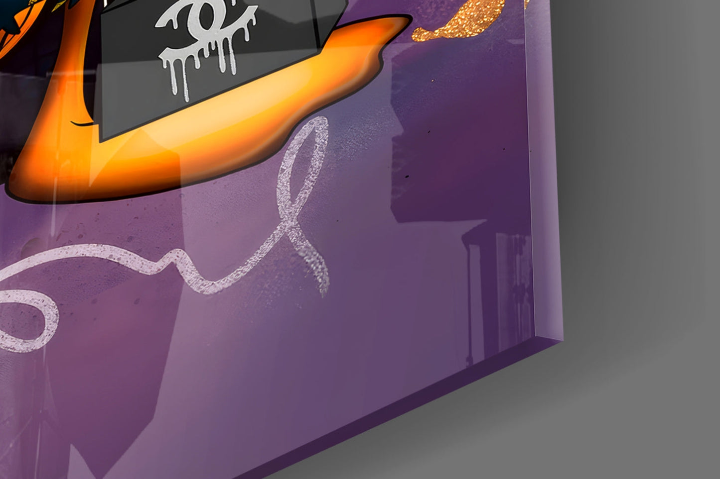 Daffy Luxury and Speed Glass Wall Art || Designer Collection