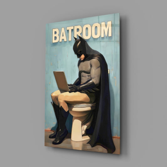 Batroom (Glass Wall Art)