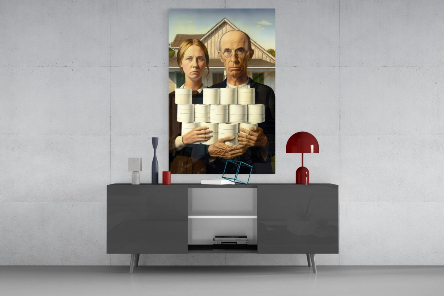 American Nightmare (Glass Wall Art)