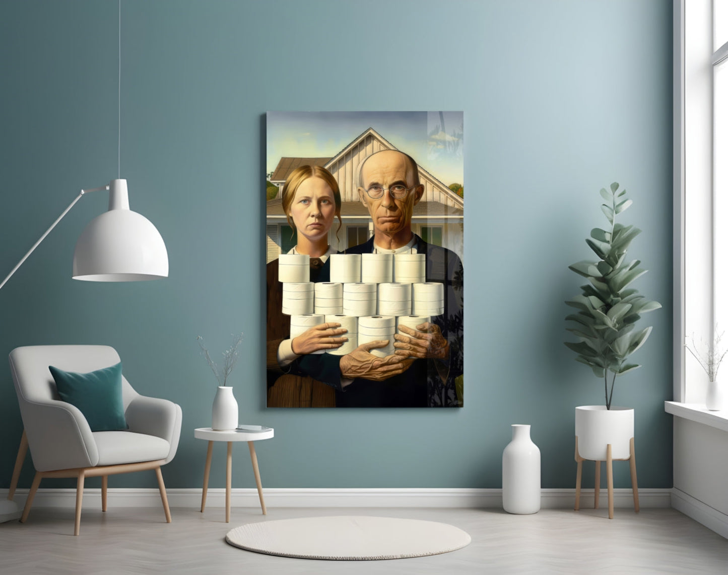American Nightmare (Glass Wall Art)