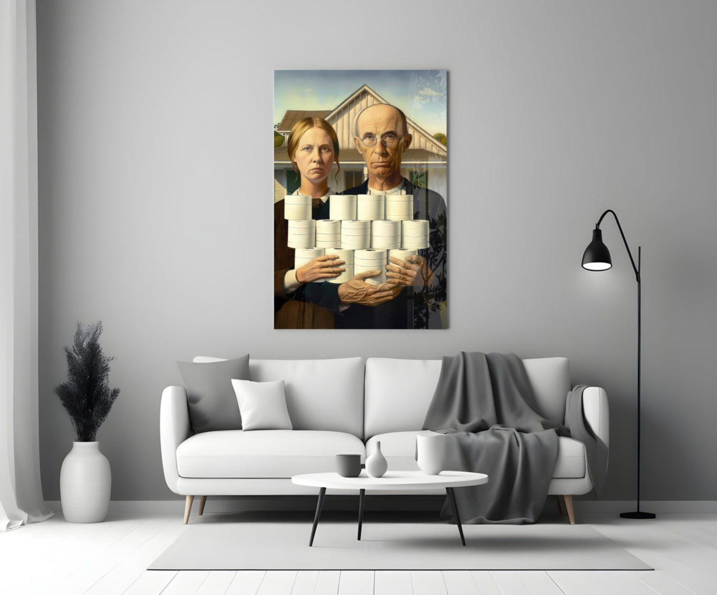 American Nightmare (Glass Wall Art)