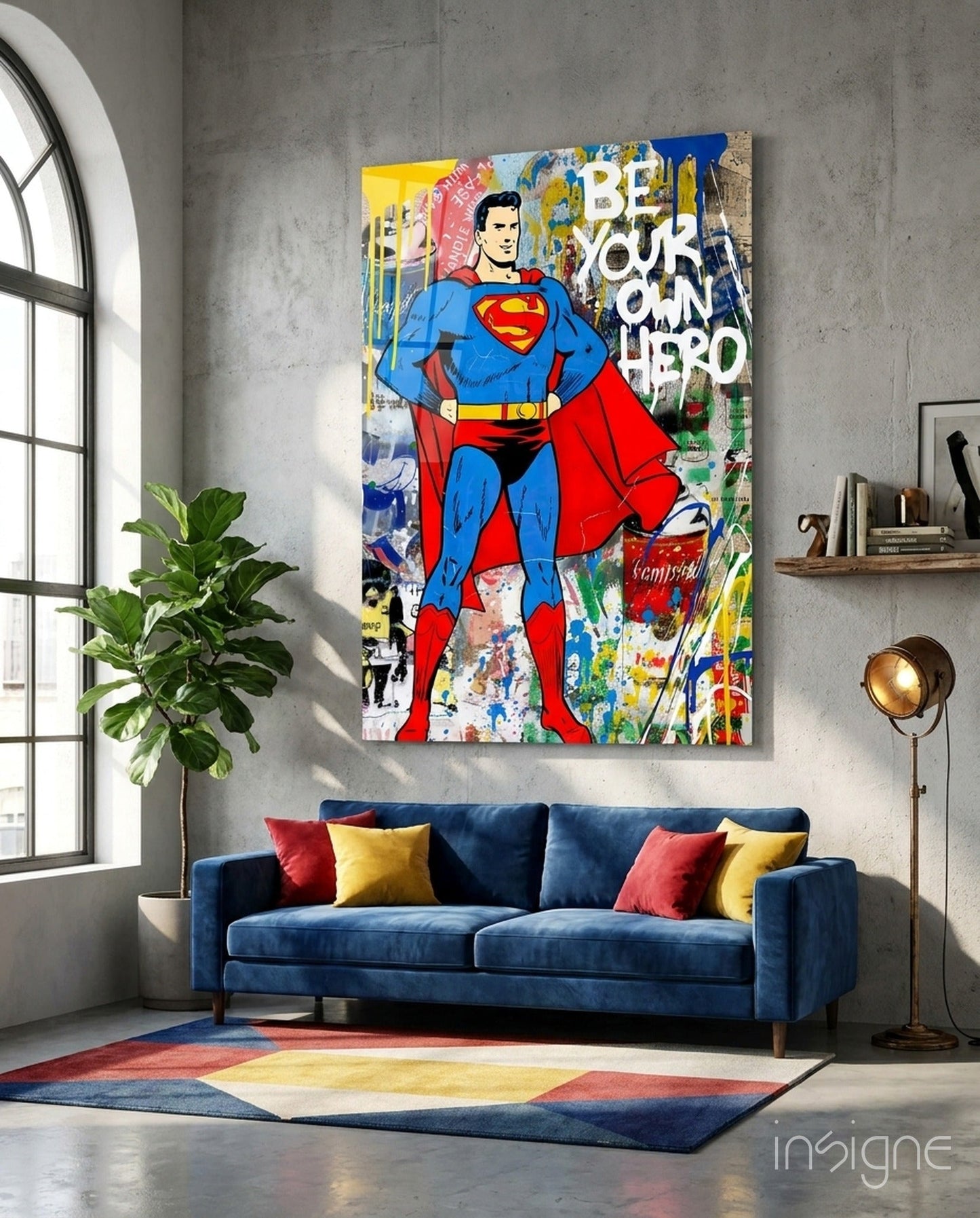 Be Your Own Hero (Glass Art)