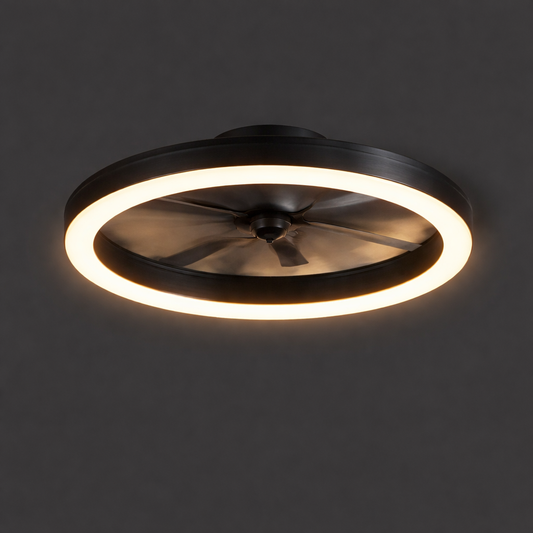 Smart Bladeless Ceiling Fan With Remote And LED Lights