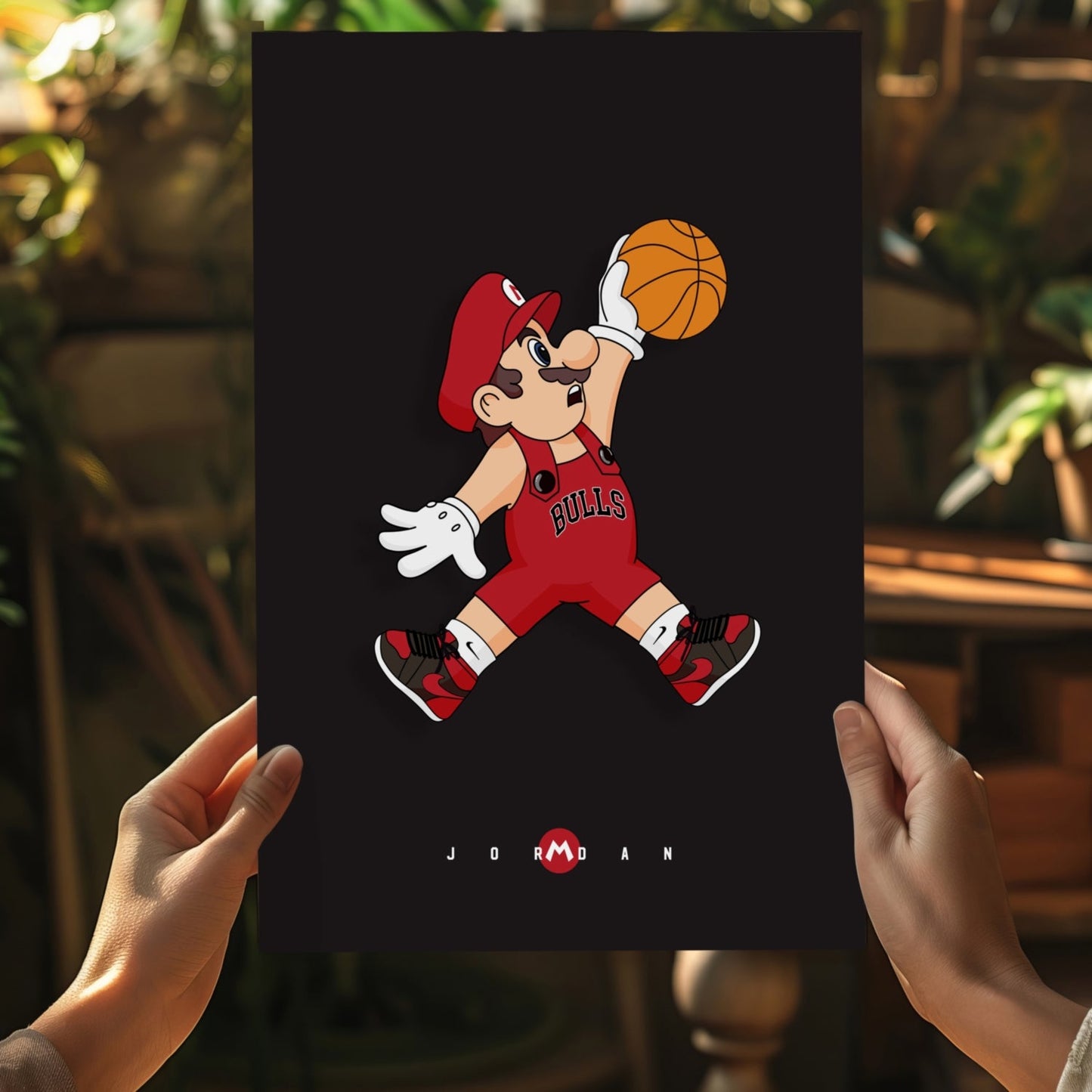 Mario Dunk Aluminum Print