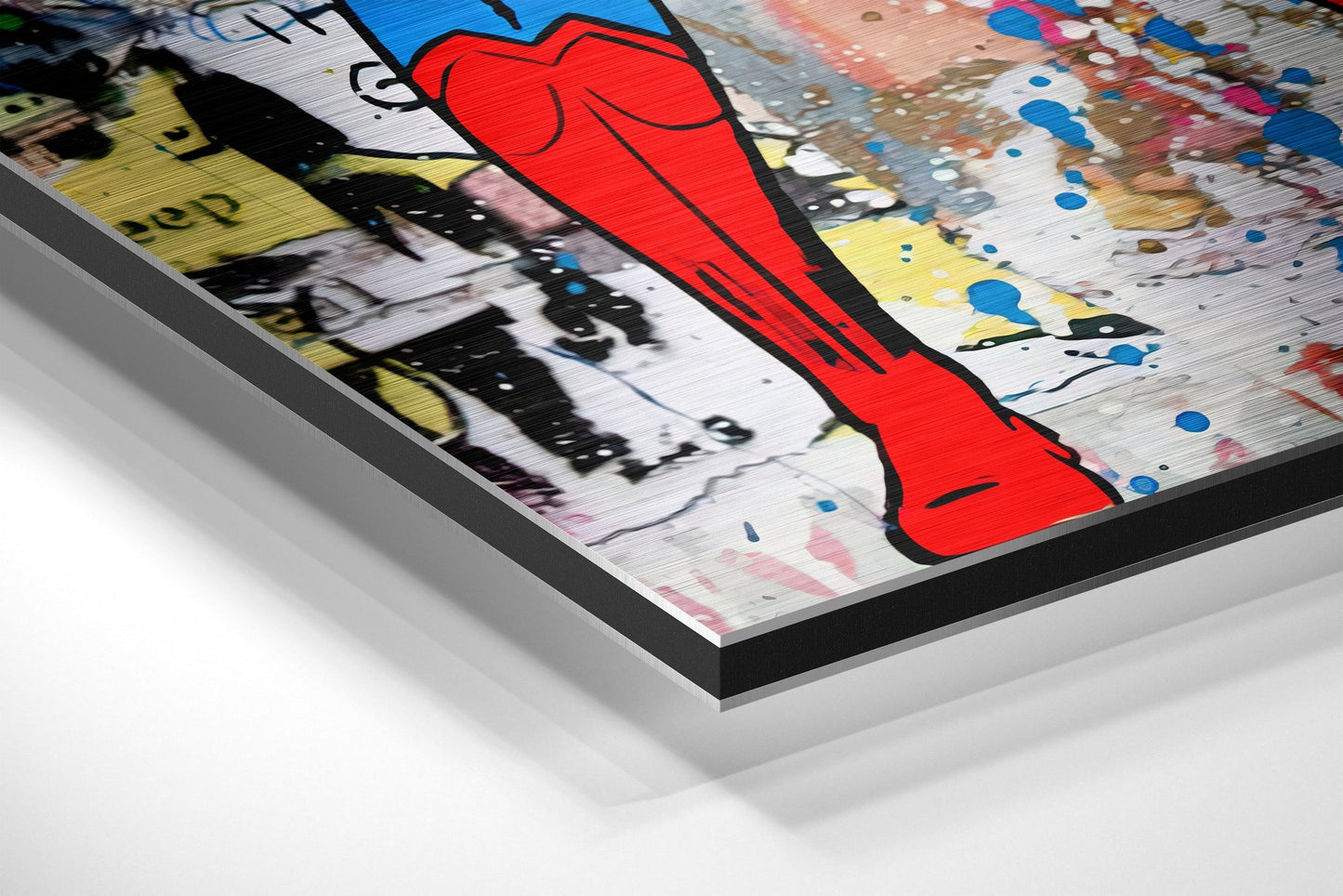 Superman Brushed Aluminium Dibond Wall Art