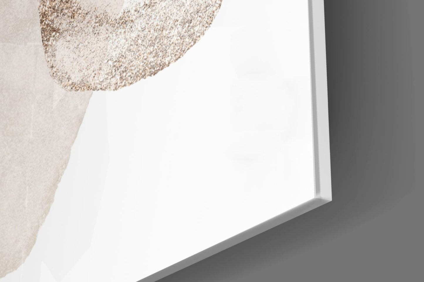 Abstract Shapes Glass Wall Art