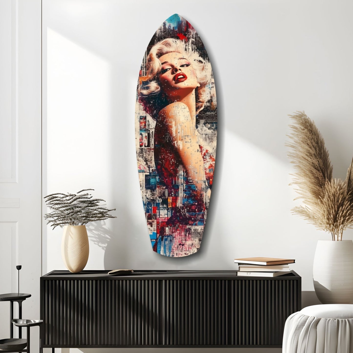 Marilyn Monroe Vintage Dreams Glass Wall Art