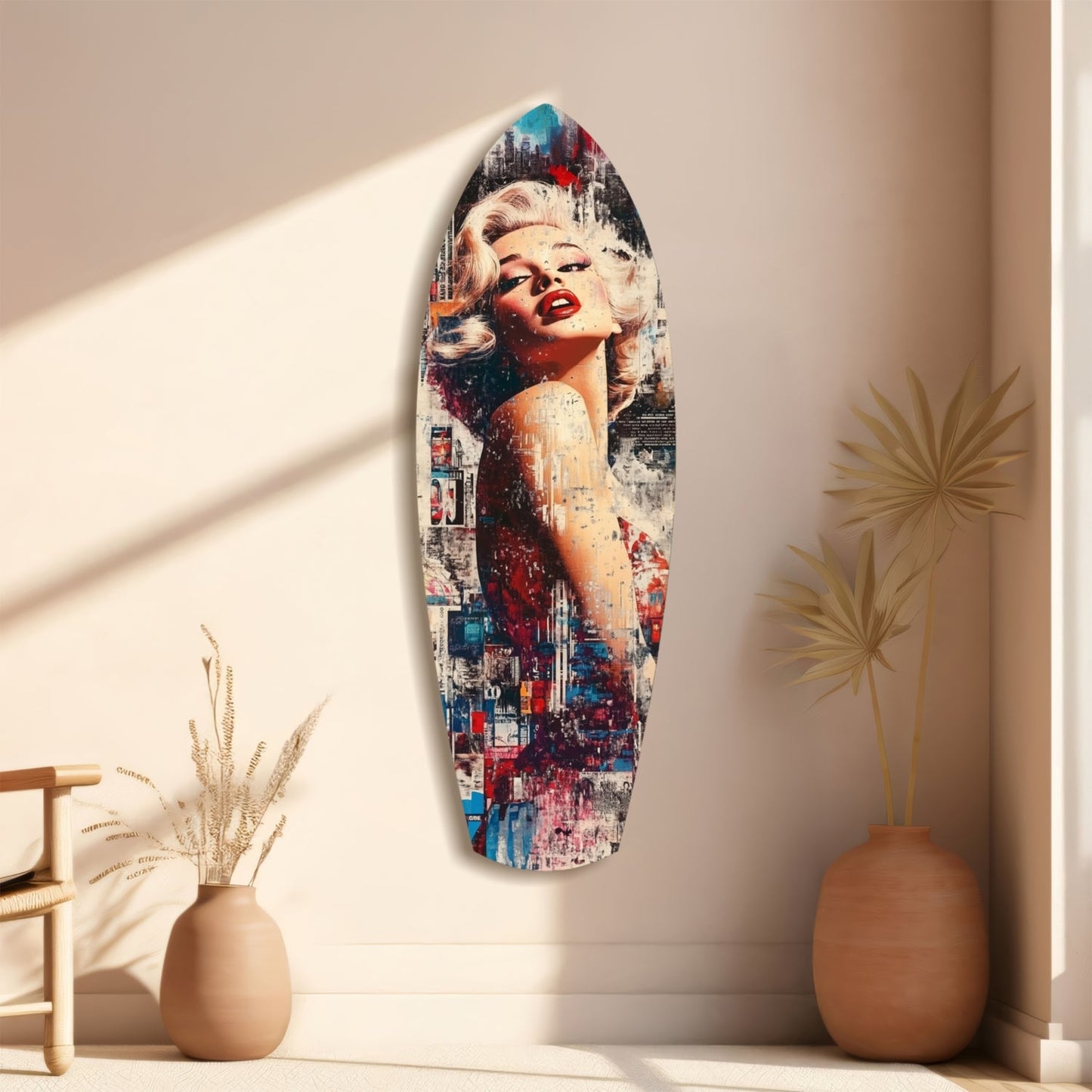Marilyn Monroe Vintage Dreams Glass Wall Art