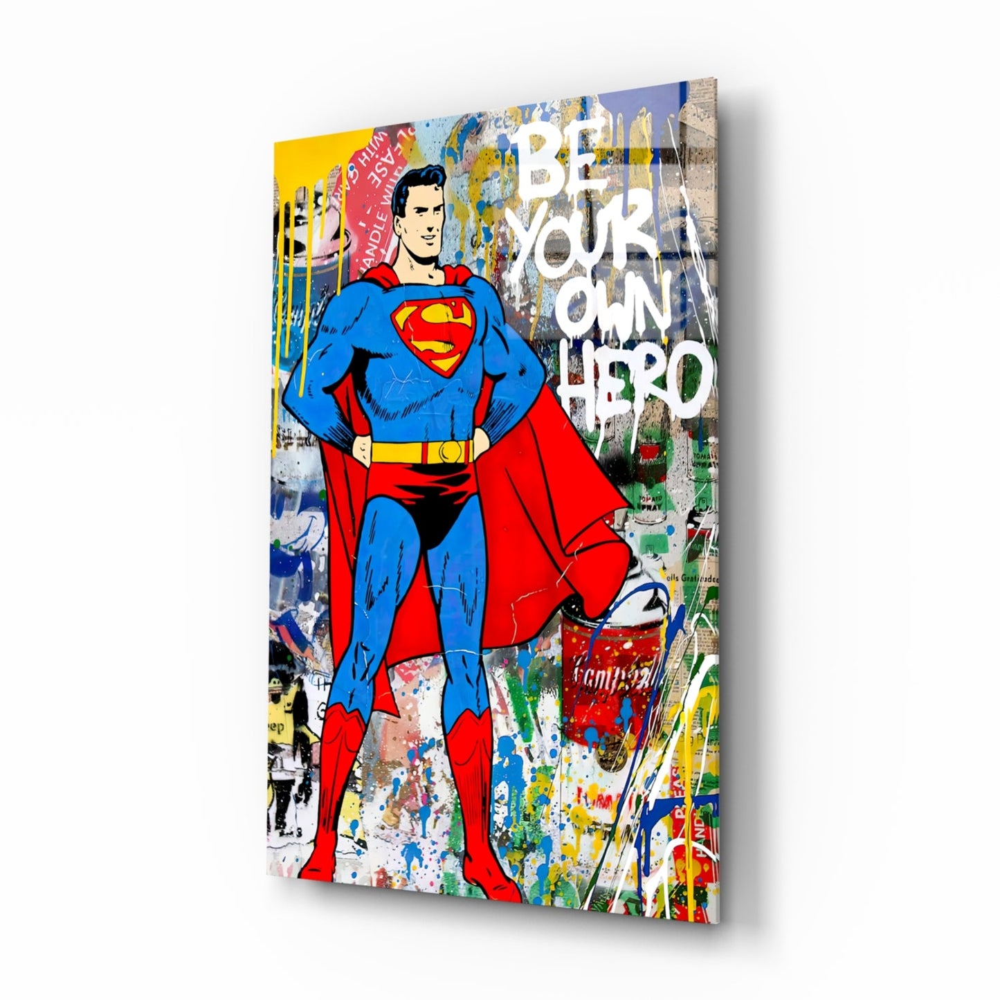 Be Your Own Hero (Glass Art)