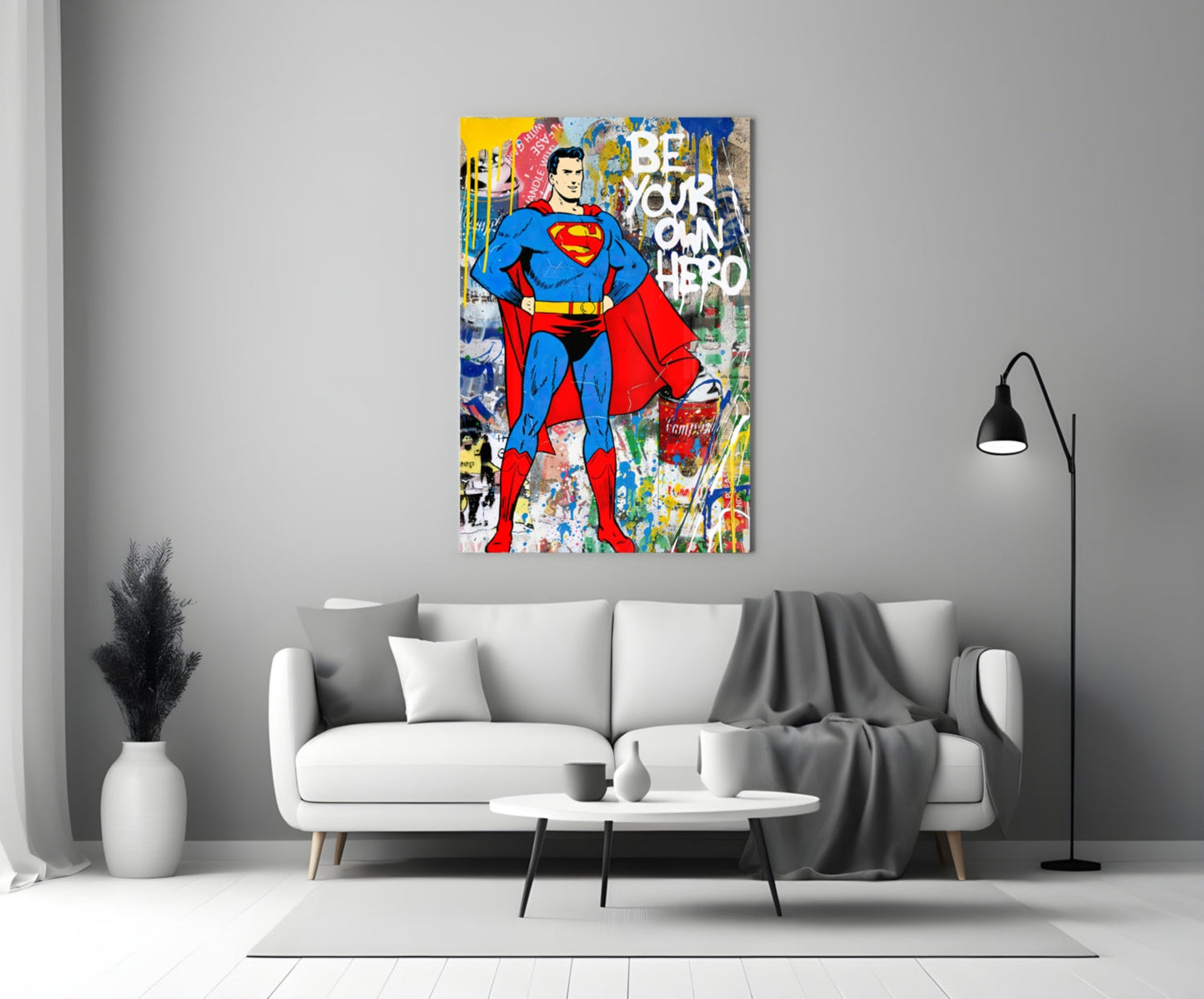 Be Your Own Hero (Glass Art)