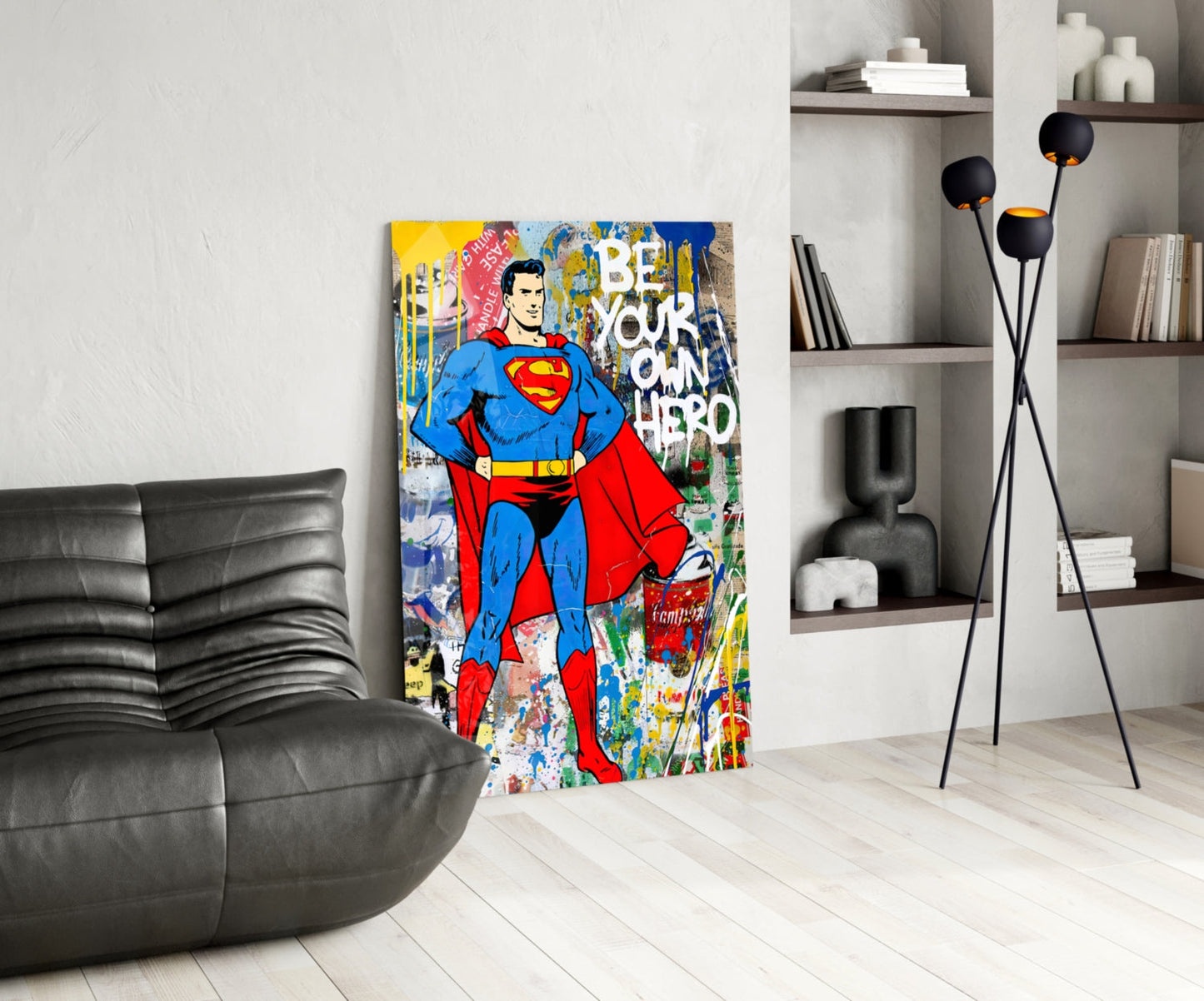 Be Your Own Hero (Glass Art)
