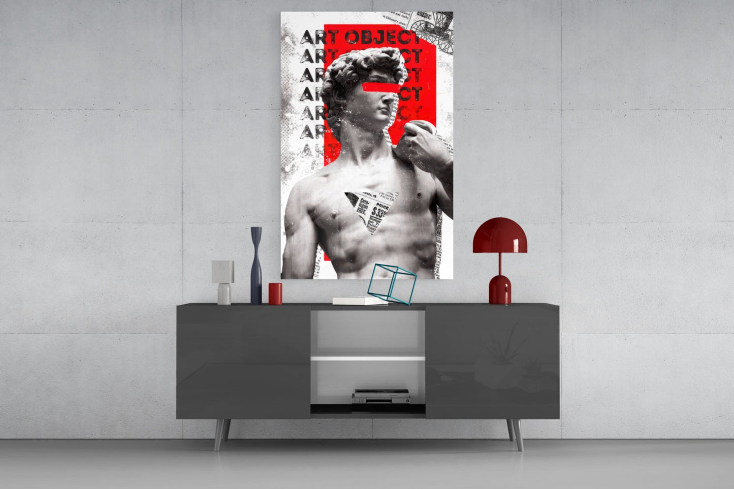 Art Object Glass Wall Art