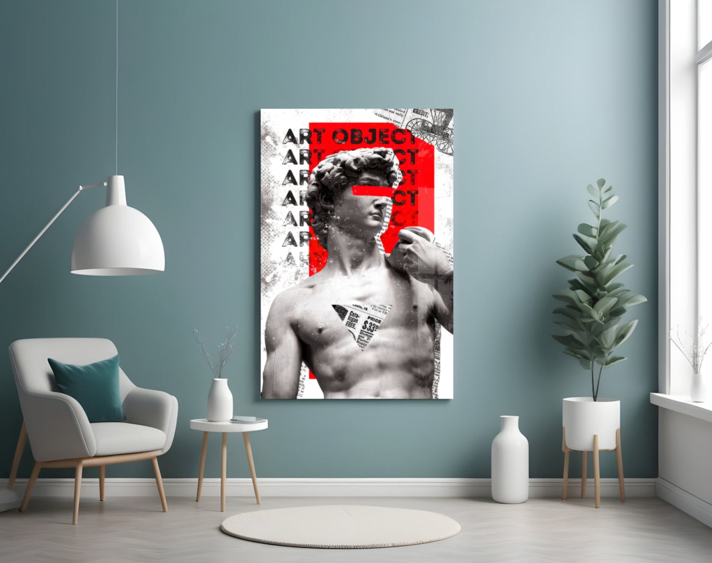 Art Object Glass Wall Art